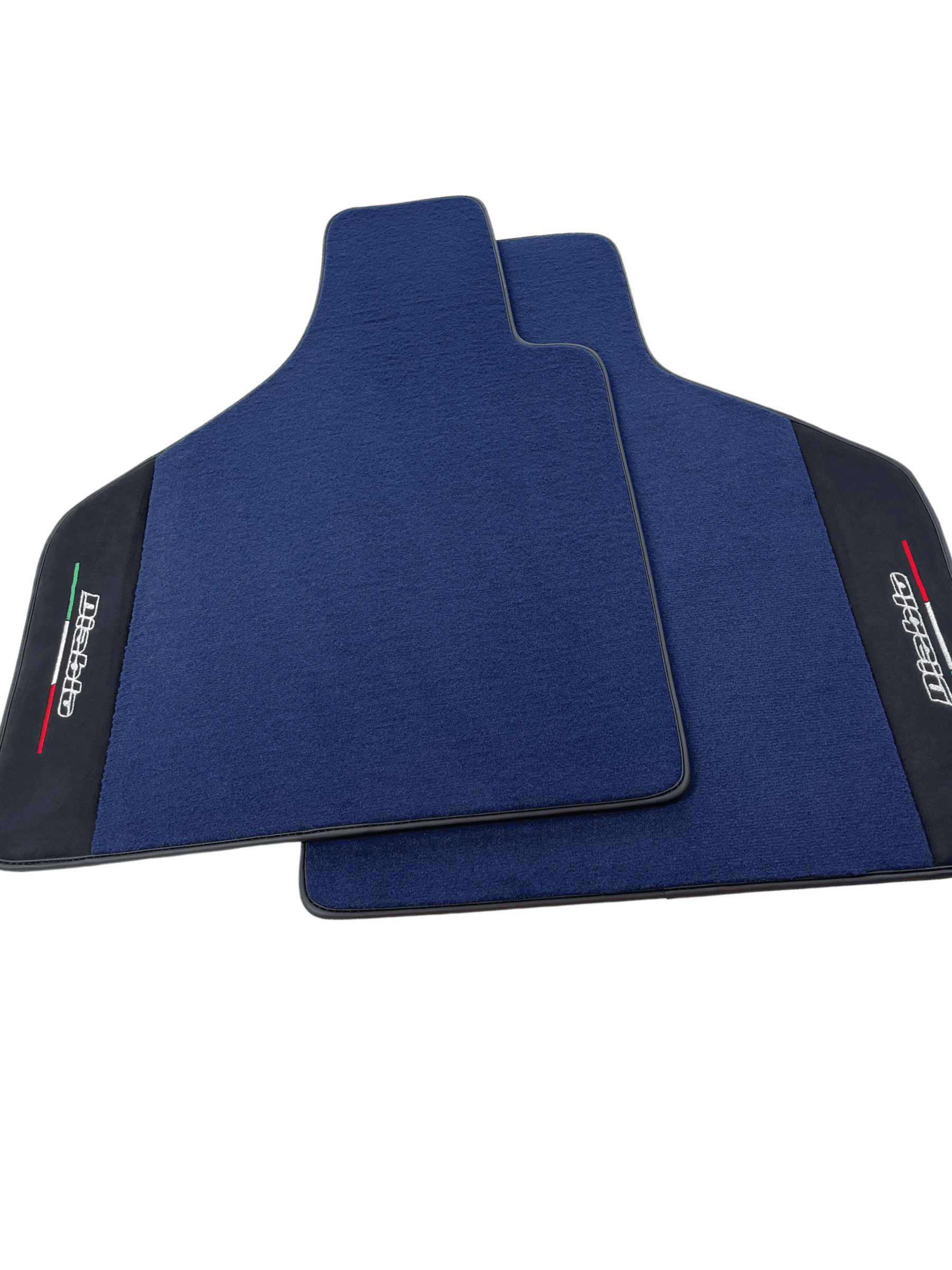 Dark Blue Floor Mats for Lamborghini Diablo 1990-2001 With Alcantara Leather - AutoWin