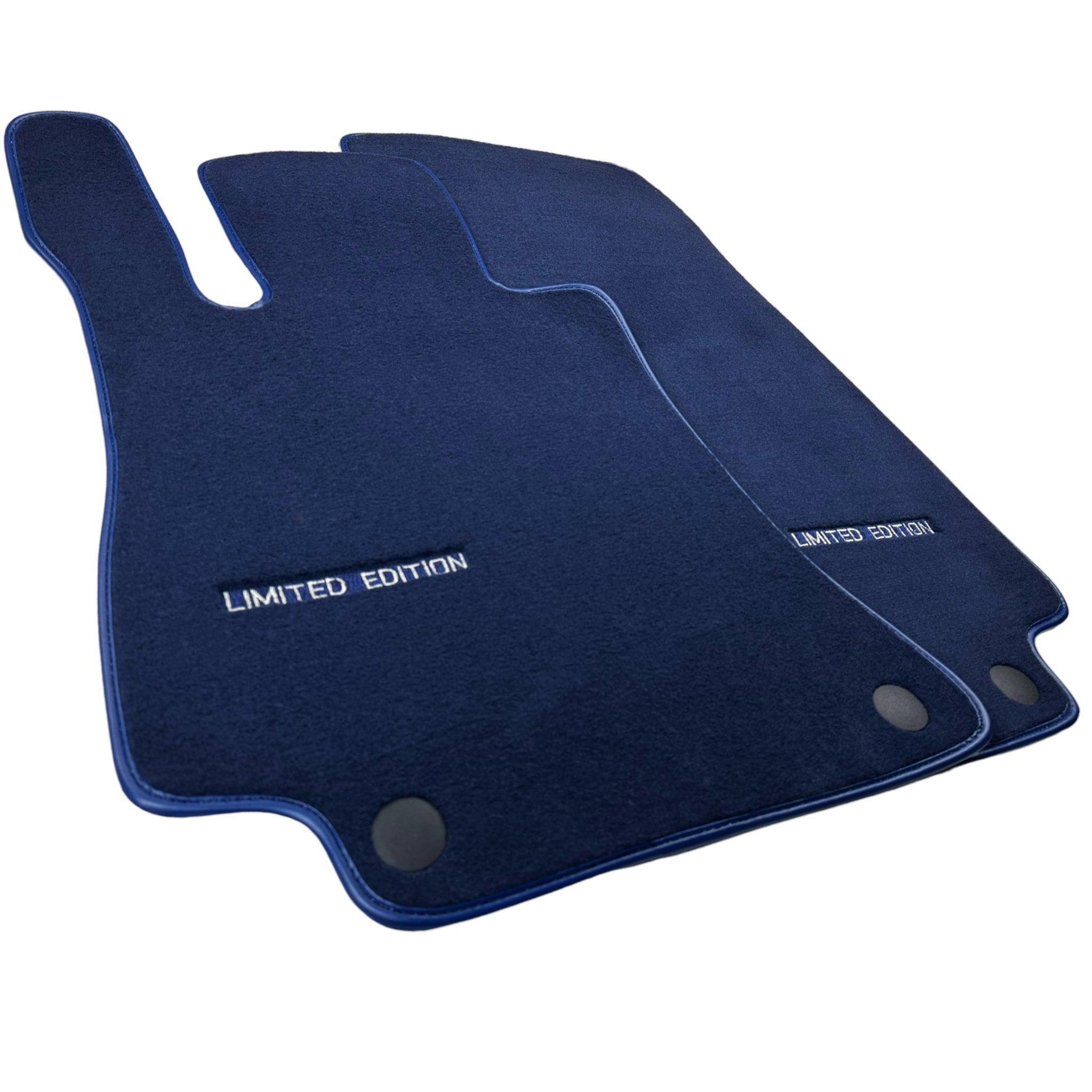 Dark Blue Floor Mats For Mercedes Benz S-Class A217 Convertible (2014-2023) | Limited Edition - AutoWin