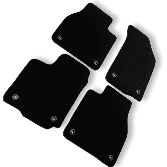 Floor Mats For Bentley Flying Spur 2013-2019 Black Carpets - AutoWin