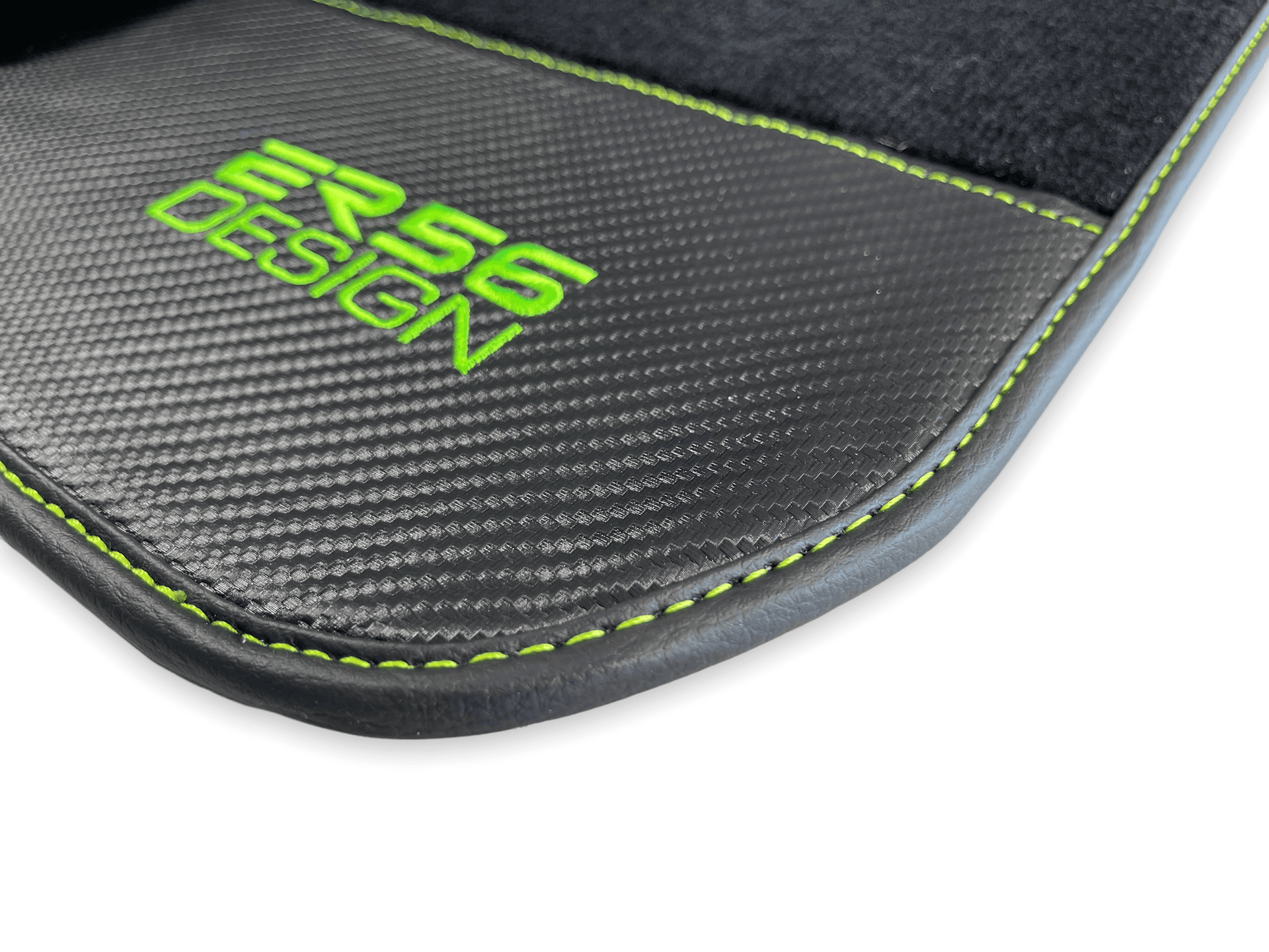 Floor Mats For BMW 6 Series F06 Gran Coupe Carbon Leather Er56 Design - AutoWin