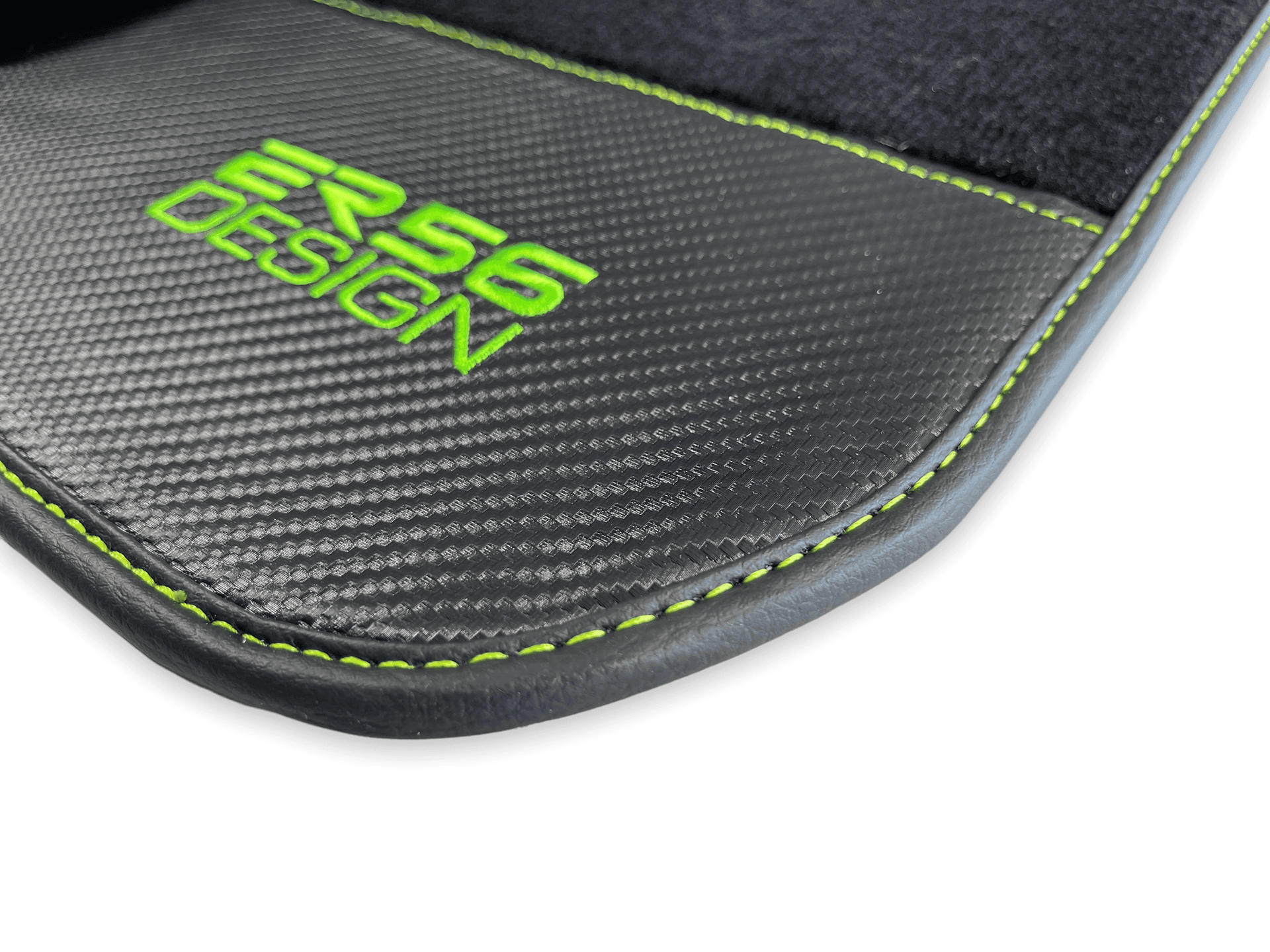 Floor Mats For BMW M2 G87 Carbon Leather Er56 Design - AutoWin