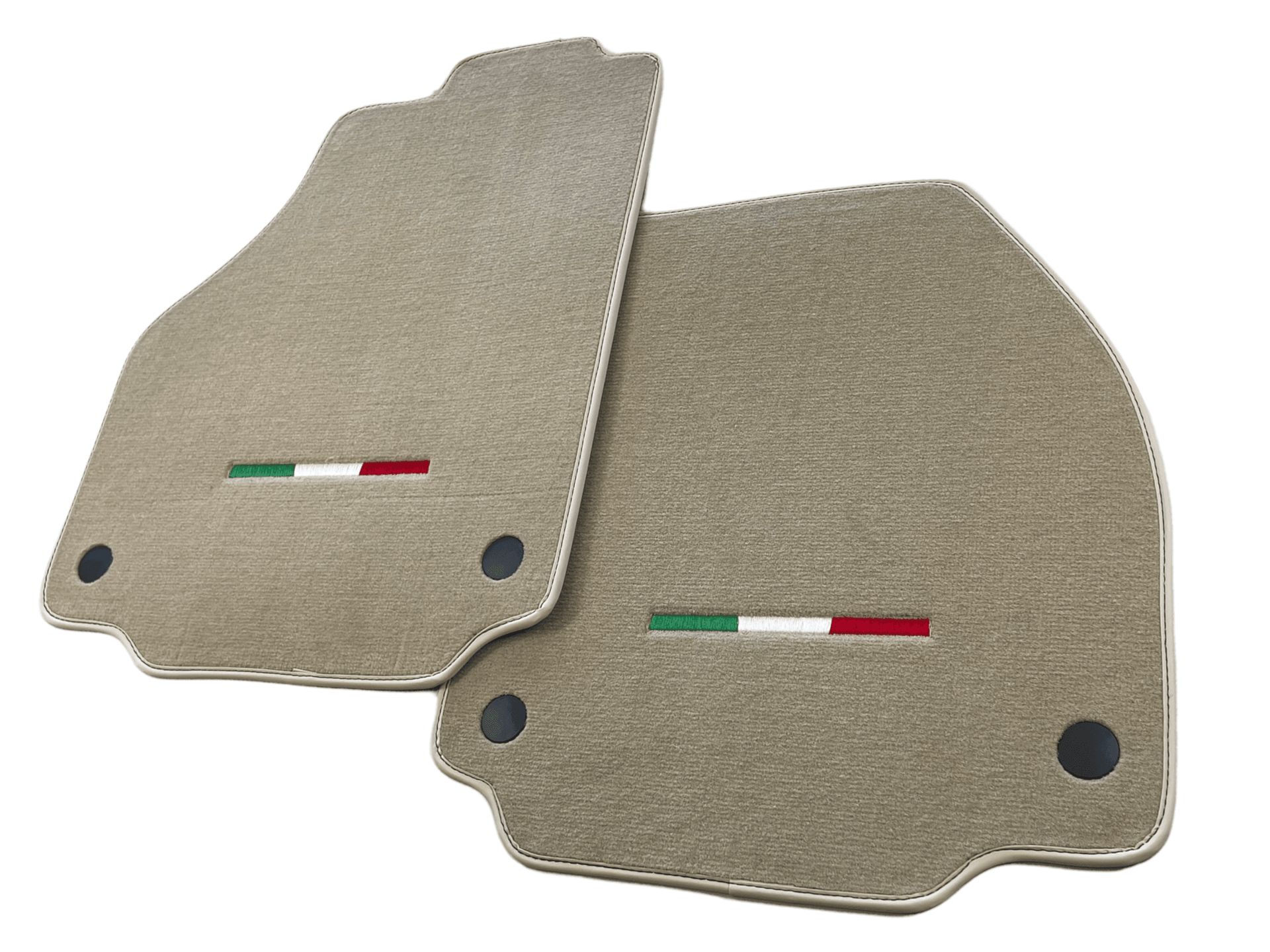 Floor Mats For Ferrari 458 Spider 2012-2015 Beige Italian Edition - AutoWin