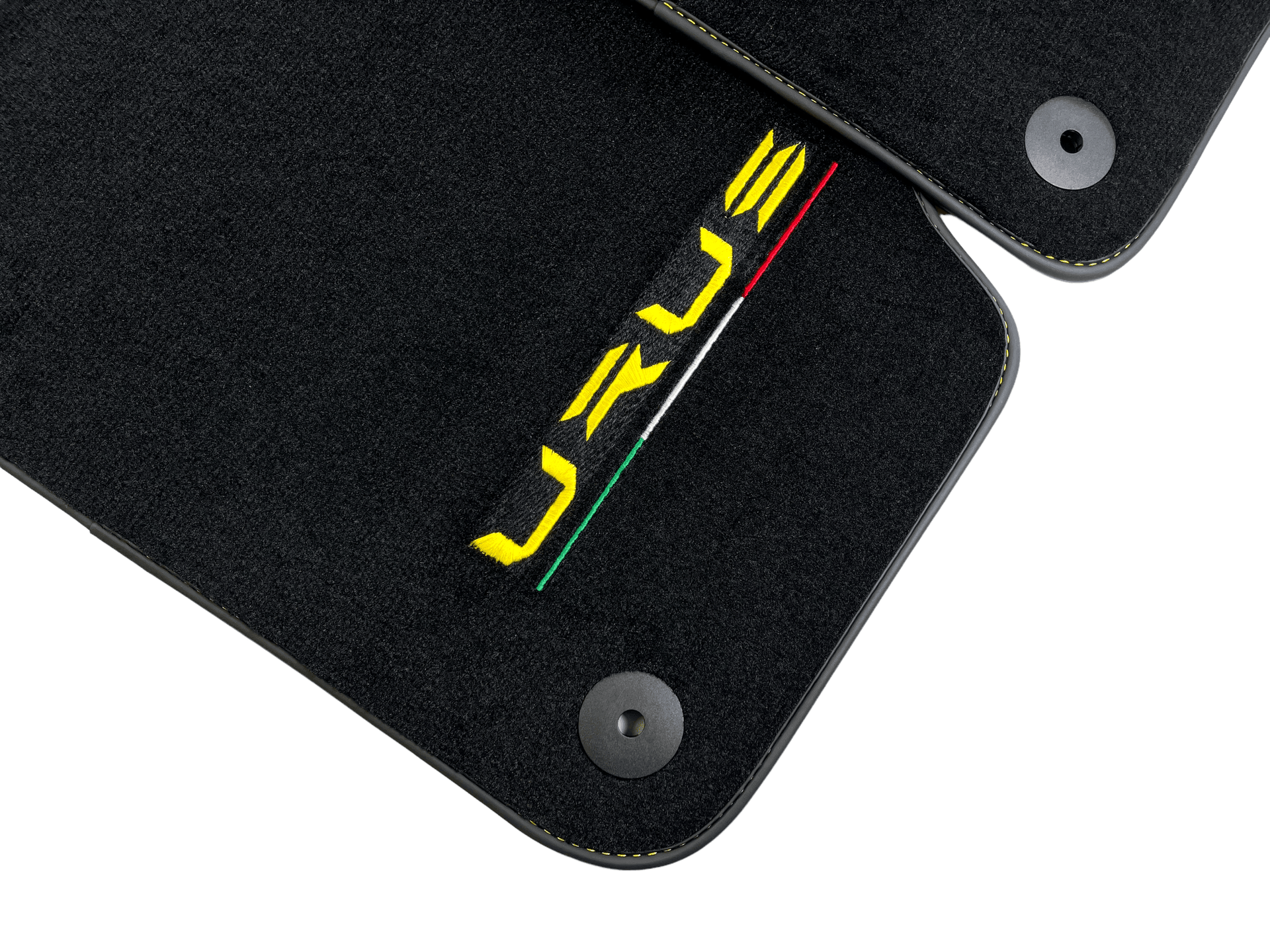 Floor Mats For Lamborghini Urus Black Tailored Yellow Edition - AutoWin