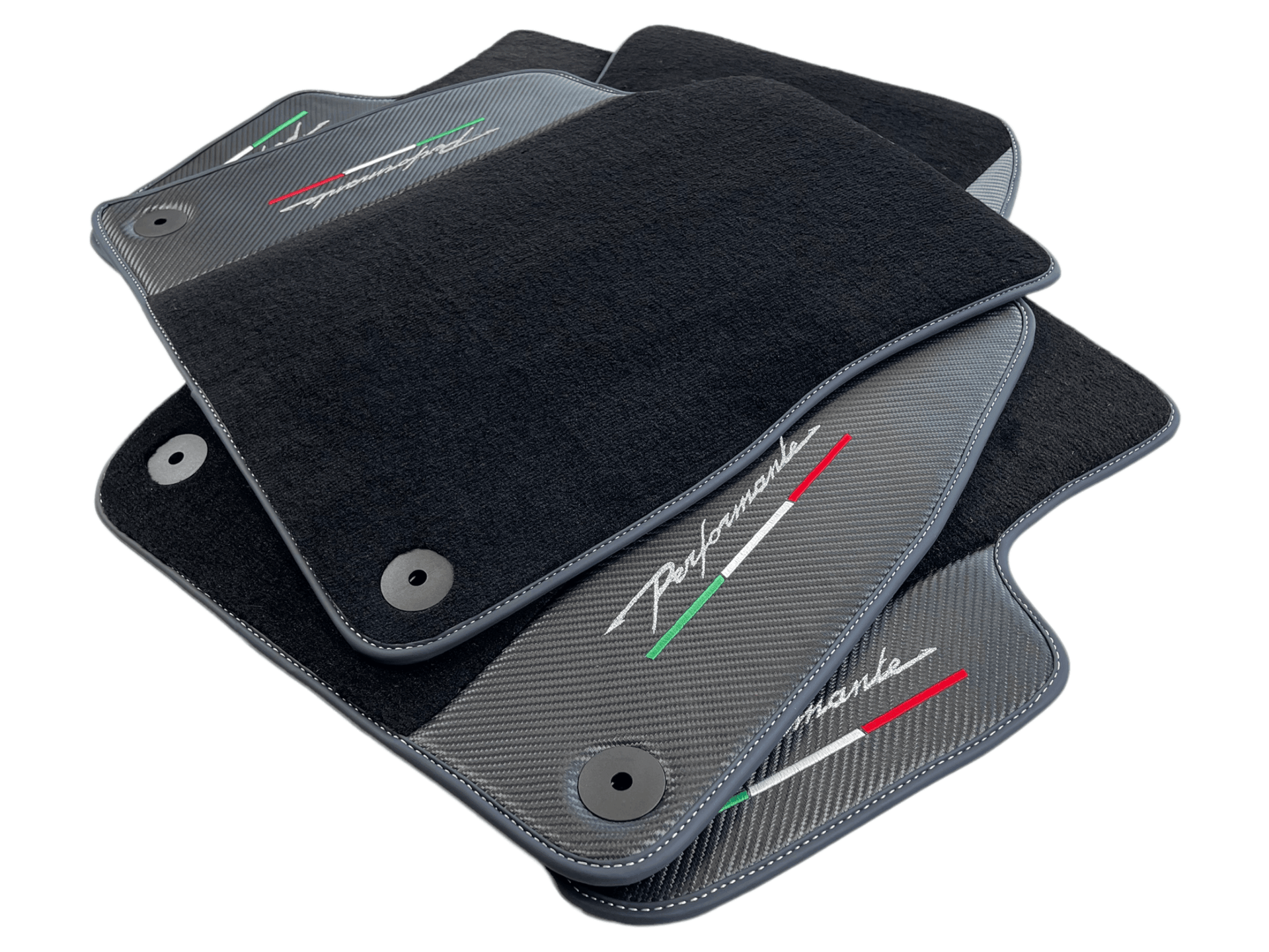 Floor Mats For Lamborghini Urus Performante With Carbon Leather - AutoWin