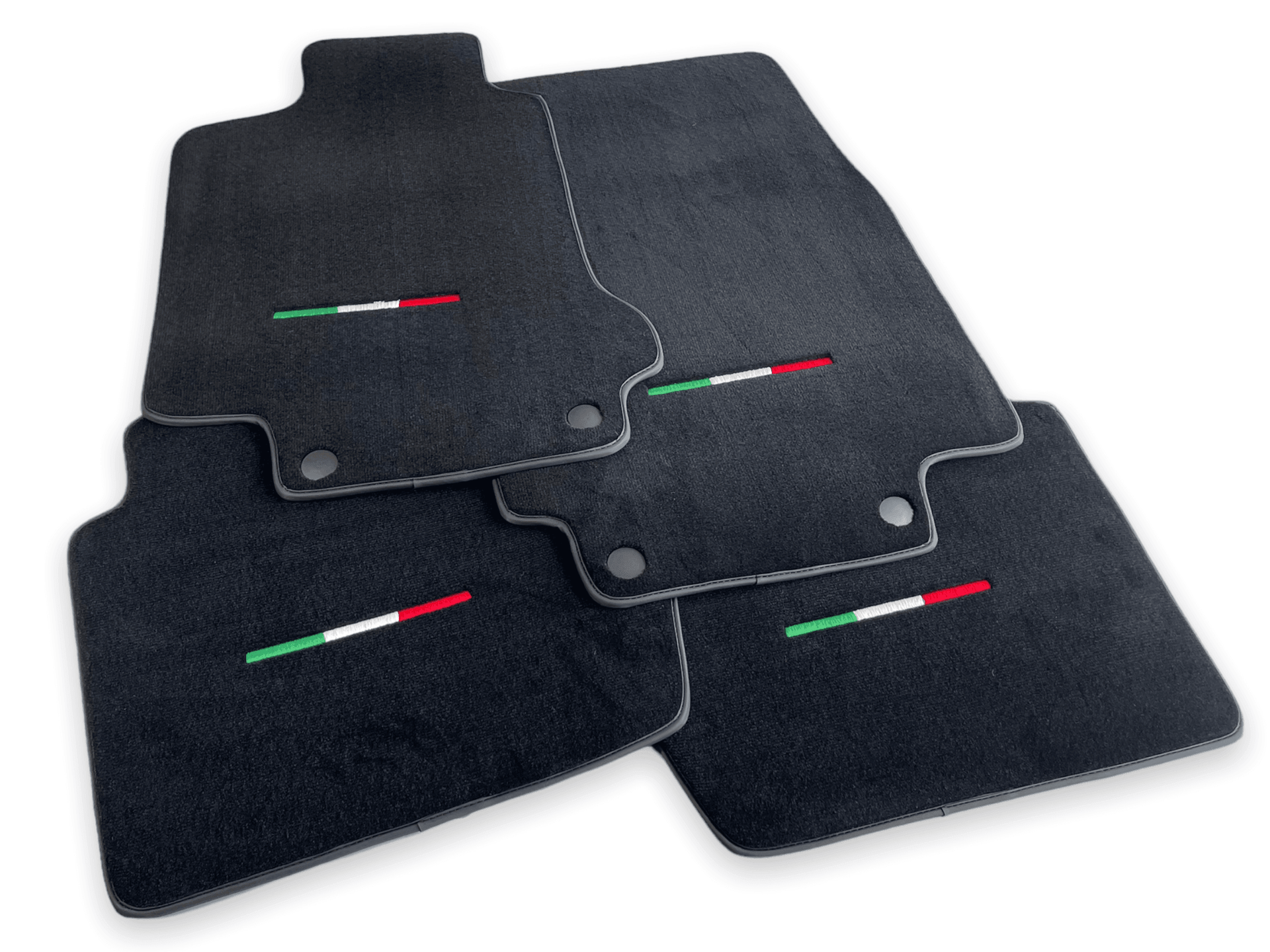 Floor Mats For Maserati GranTurismo Sportline (2009-2019) Black IT Edition - AutoWin