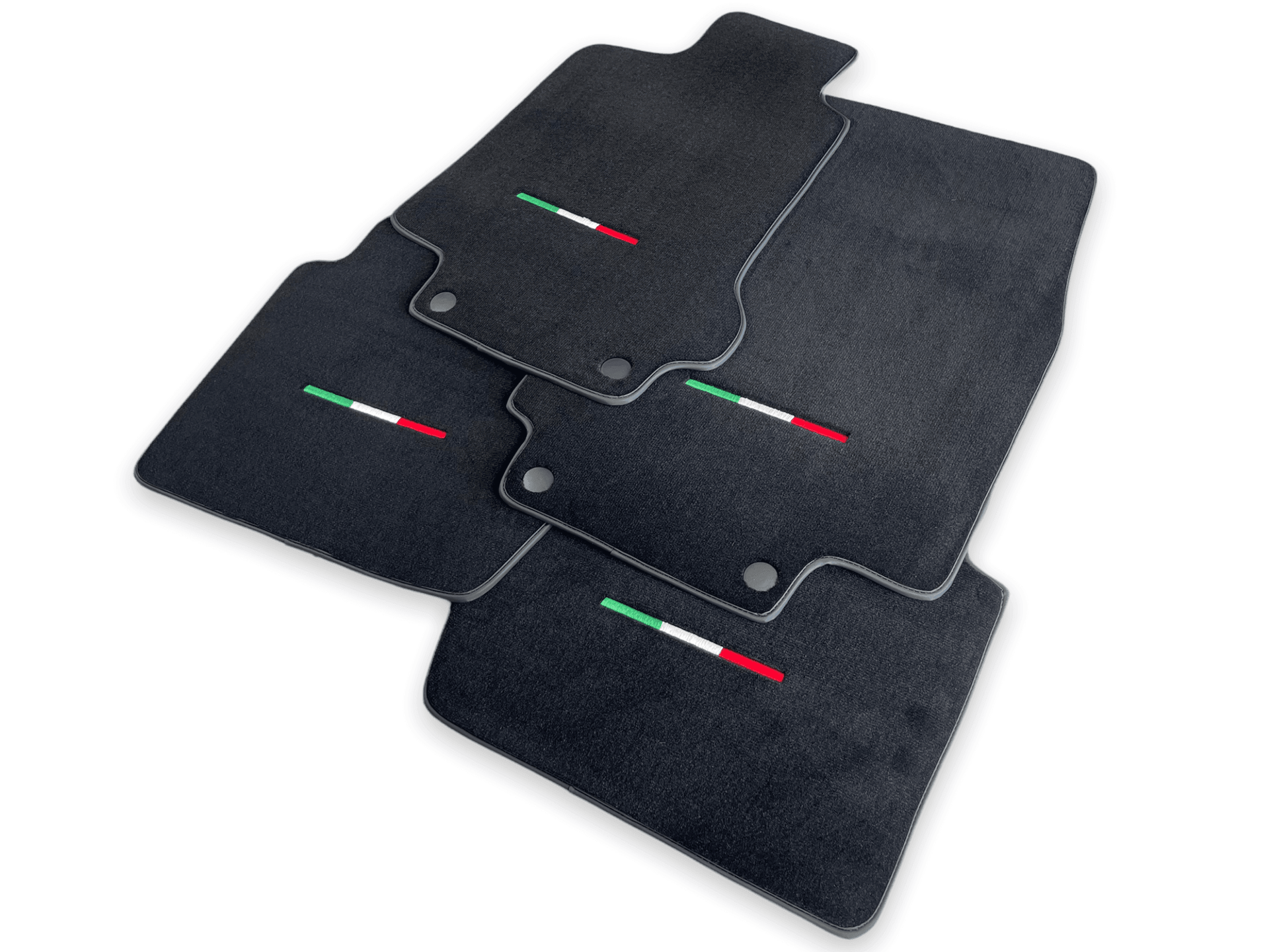 Floor Mats For Maserati GranTurismo Sportline (2009-2019) Black IT Edition - AutoWin