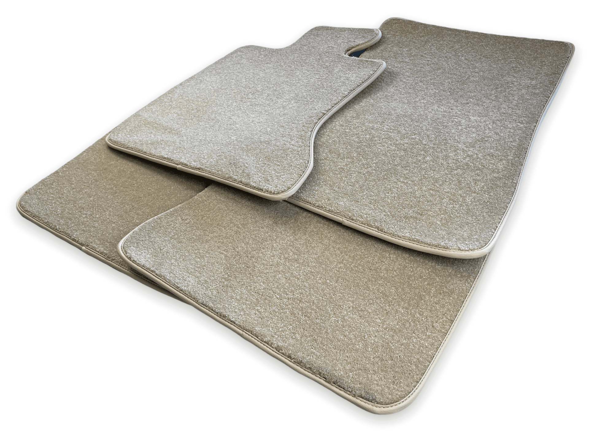 Floor Mats For Rolls Royce Phantom Drophead Coupe 2007–2016 Beige Luxury Quality - AutoWin