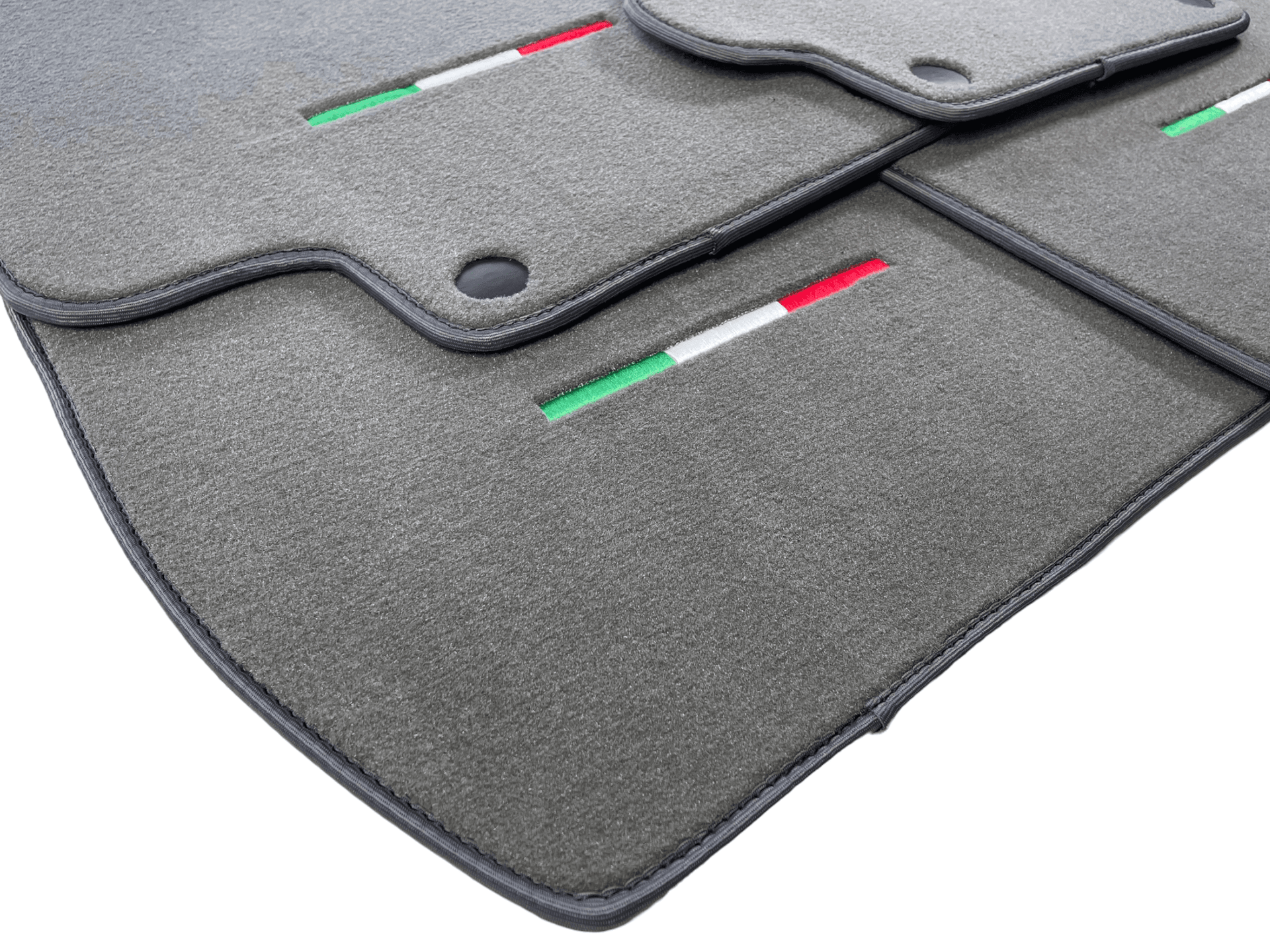 Gray Floor Mats For Maserati GranTurismo (2007-2019) IT Edition - AutoWin