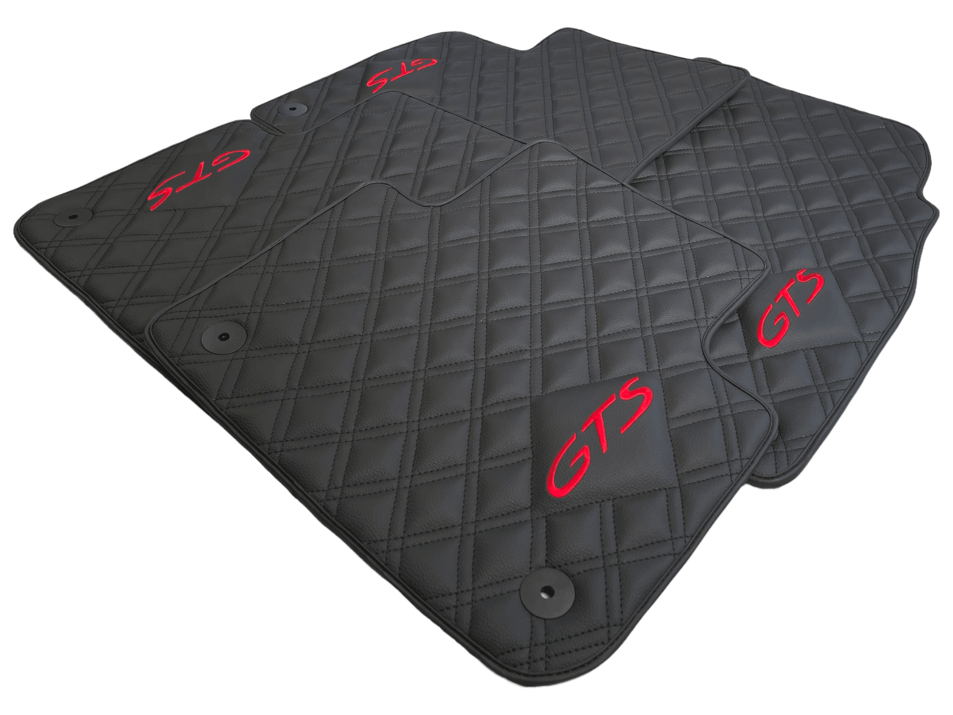Leather Floor Mats for Porsche Cayenne GTS 2018-2023 - AutoWin