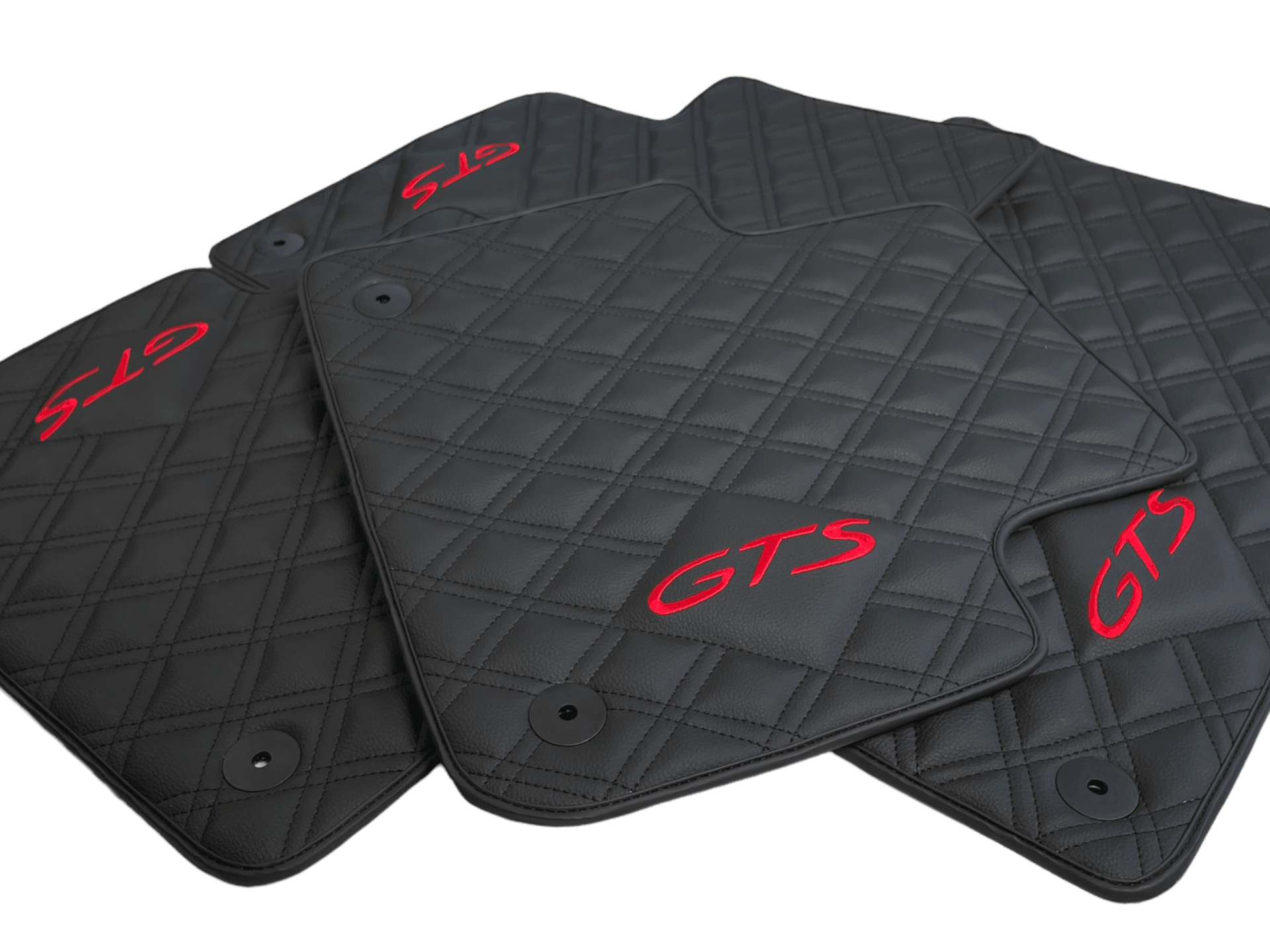 Leather Floor Mats for Porsche Cayenne GTS 2018-2023 - AutoWin