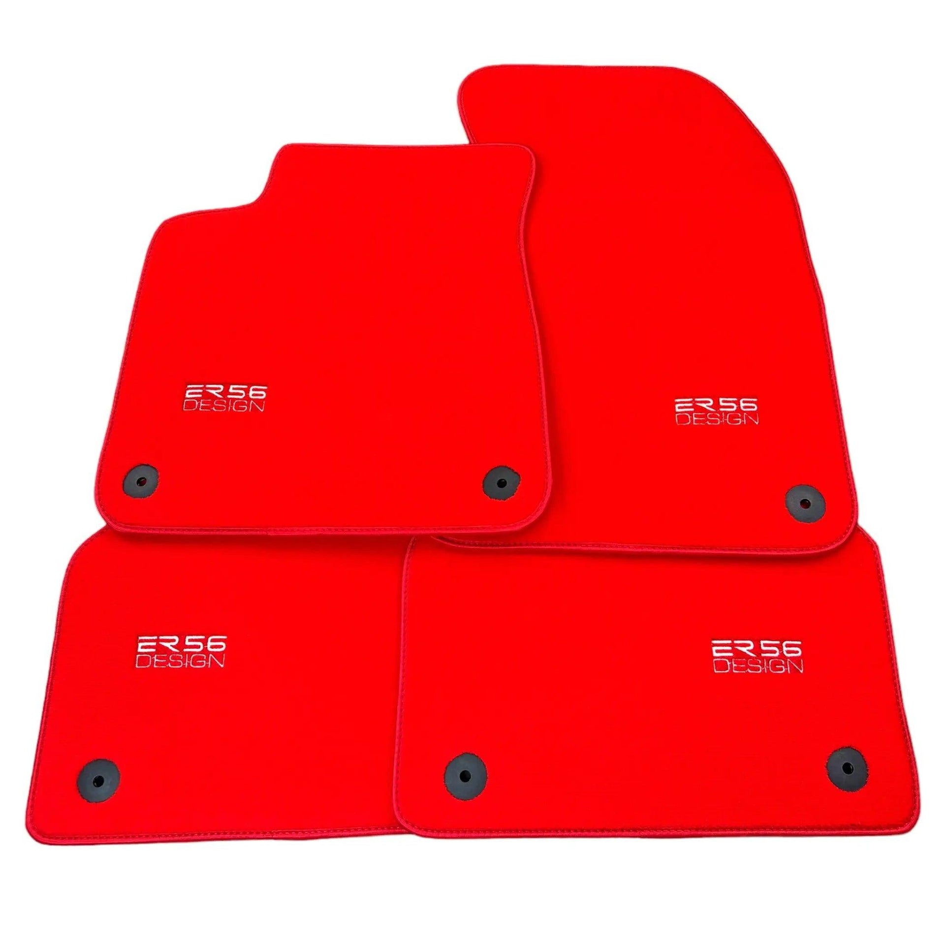 Red Floor Mats for Audi A1 - 5-door Citycarver (2019-2024) | ER56 Design - AutoWin