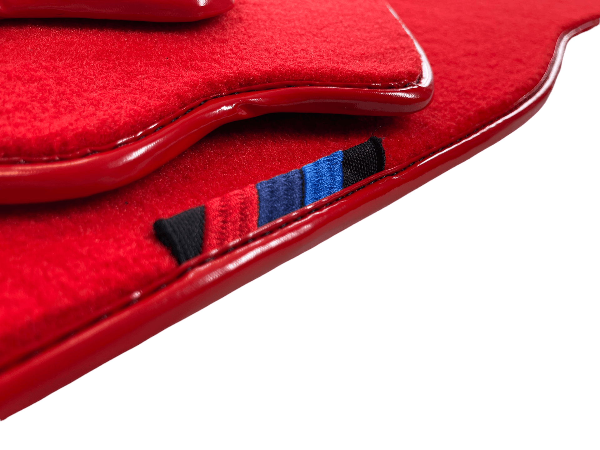 Red Floor Mats For BMW M2 Series F87 With M Package AutoWin Brand - AutoWin