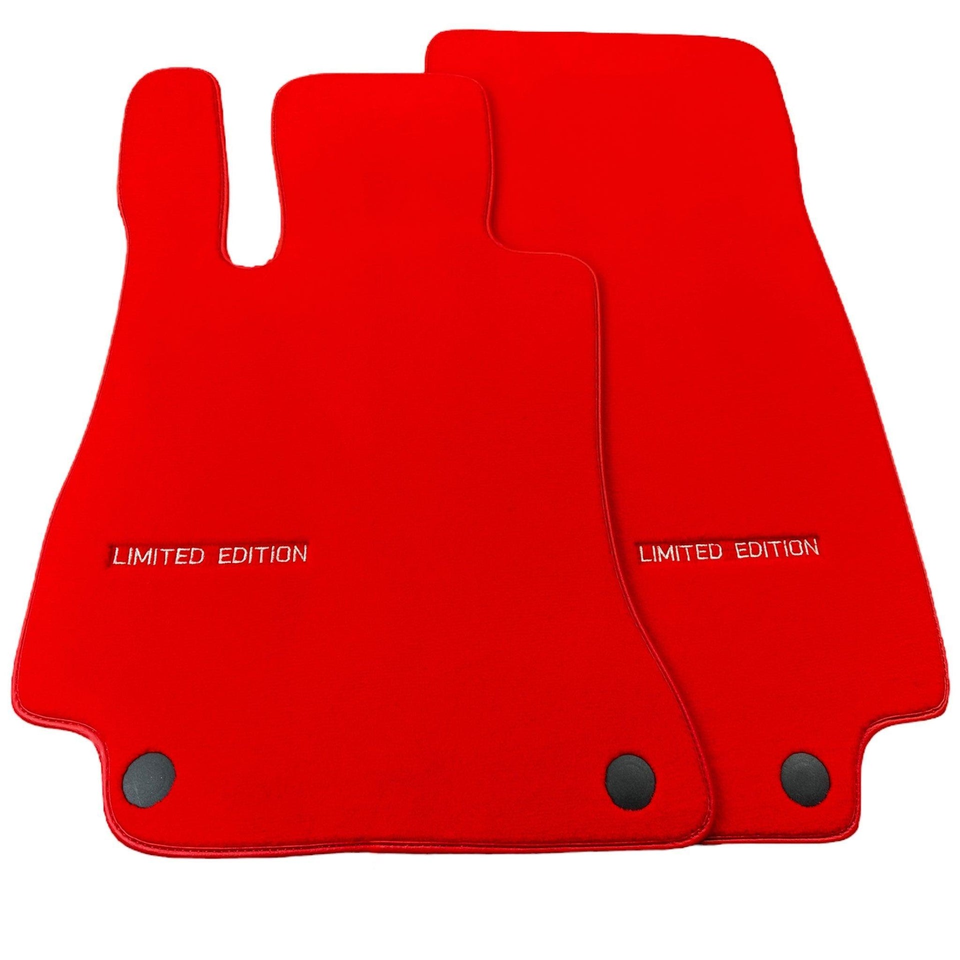 Red Floor Mats For Mercedes Benz CL-Class C216 Coupe (2006-2013) | Limited Edition - AutoWin