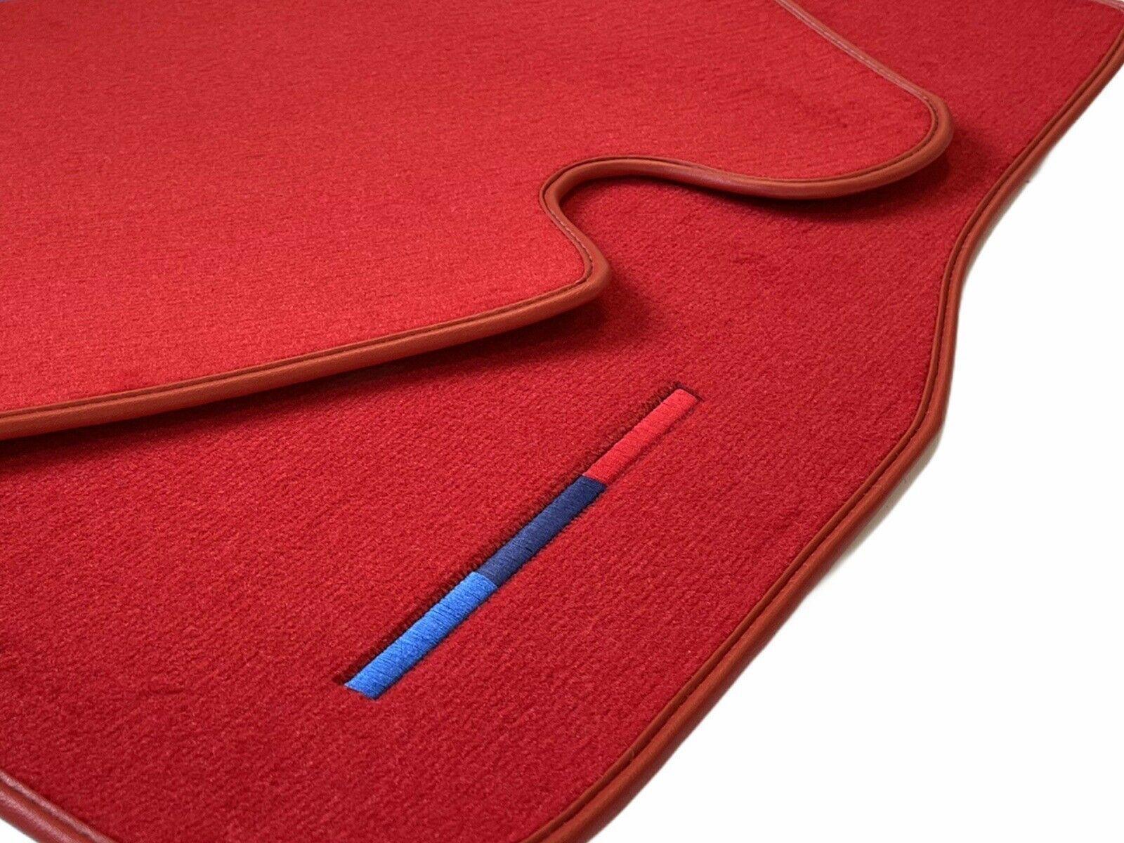 Red Mats For BMW 3 Series E36 Convertible With M Package - AutoWin