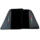 Black Floor Mats for Ferrari 296 GTS (2022-2024) with Carbon Fiber - AutoWin