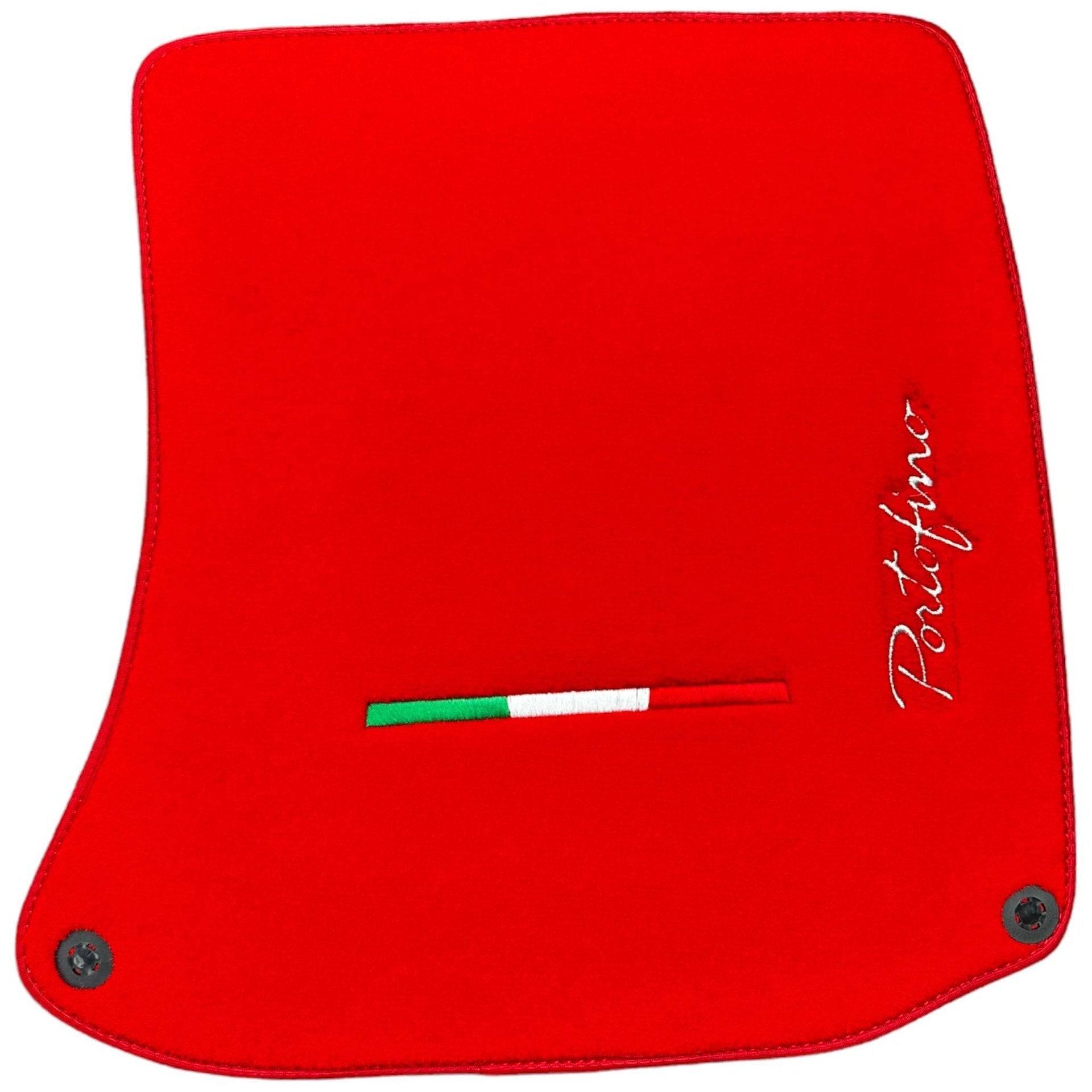 Red Floor Mats for Ferrari Portofino (2018-2023) Italian Edition - AutoWin