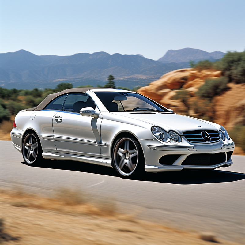 Elevate Your Mercedes-Benz CLK A209 Convertible (2003-2010) with Autowin's Premium Floor Mats