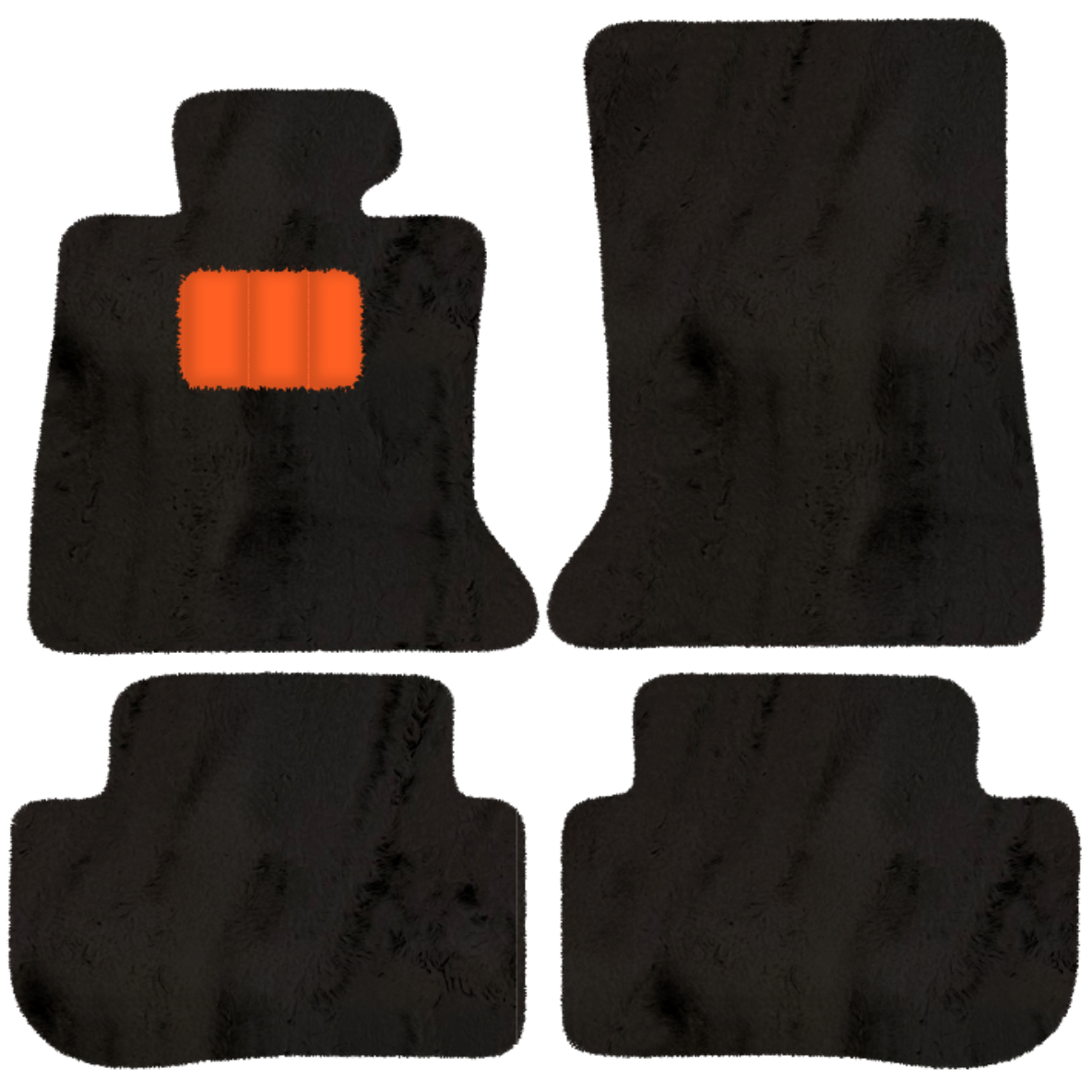 Customizable Leather Floor Mats with AW35 Pattern for Rolls Royce Wraith (2013–2023)