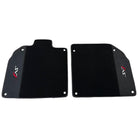 Black Floor Mats for Lamborghini Aventador SVJ with Alcantara Leather - AutoWin