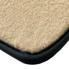 Beige Floor Mats for Ferrari 296 GTS (2022-2024) with Leather - AutoWin