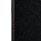 Black Floor Mats for Lamborghini Aventador SVJ with Alcantara Leather - AutoWin