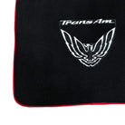 Black Floor Mats Red Trim for Pontiac FireBird (1993-2002) Trans Am - AutoWin