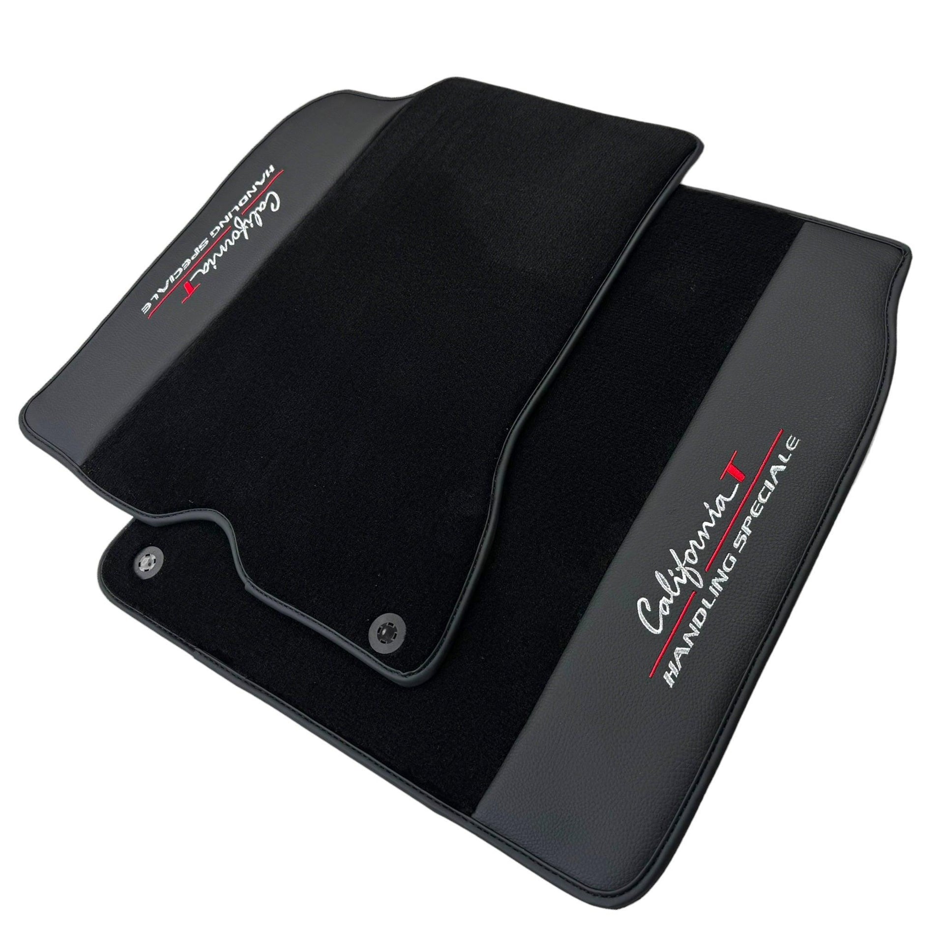 Floor Mats for Ferrari California T (2015-2018) with Leather | Handling Speciale - AutoWin