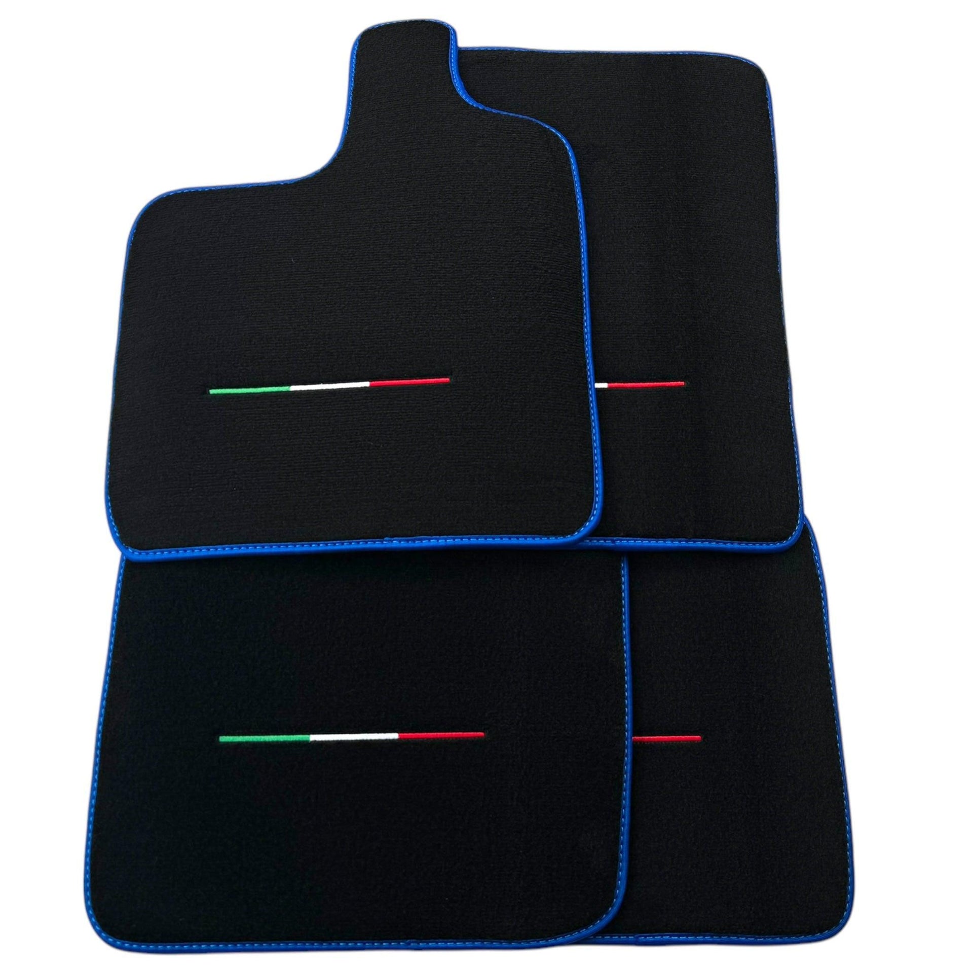 Floor Mats for Ferrari Purosangue with Blue Trim | Italian Edition - AutoWin