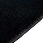 Black Floor Mats for Ferrari Purosangue with Leather and Black Trim | Italian Edition - AutoWin