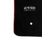 Black Floor Mats For Toyota Corolla E12 (2001-2007) ER56 Design - AutoWin