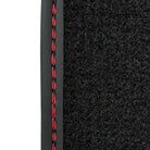 Black Floor Mats for Mercedes Benz C-Class W205 Sedan with Carbon Fiber | AutoWin Edition - AutoWin