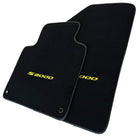 Floor Mats for Honda S2000 (1999–2004) Black Tailored with Yellow S2000 Logo - AutoWin