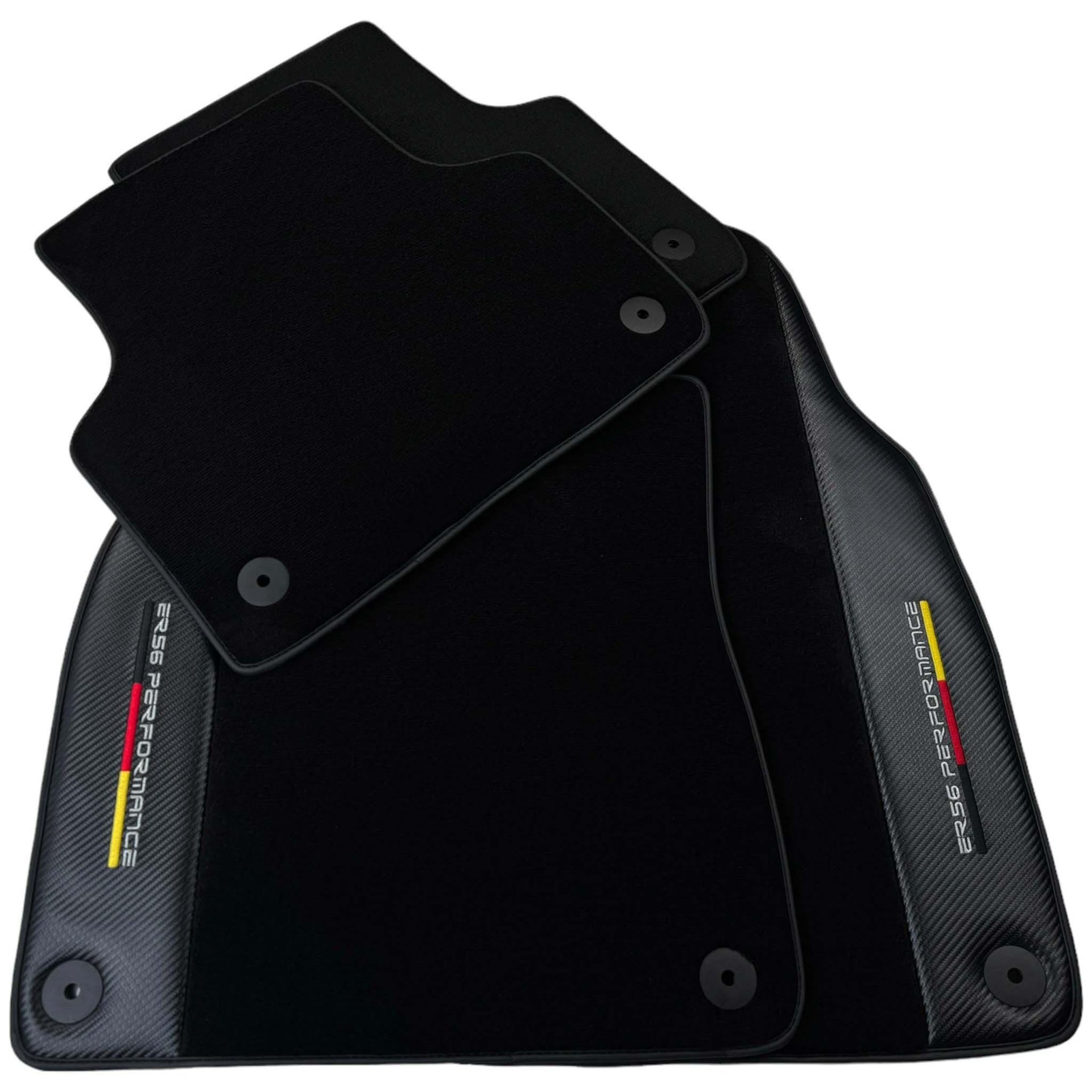 Black Floor Mats for Audi A6 - C6 Sedan Facelift (2008-2011) | ER56 Performance - AutoWin