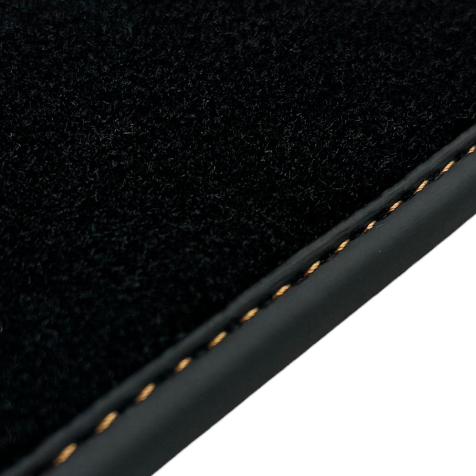 Black Floor Mats for Lamborghini Aventador SV | Orange Edition - AutoWin