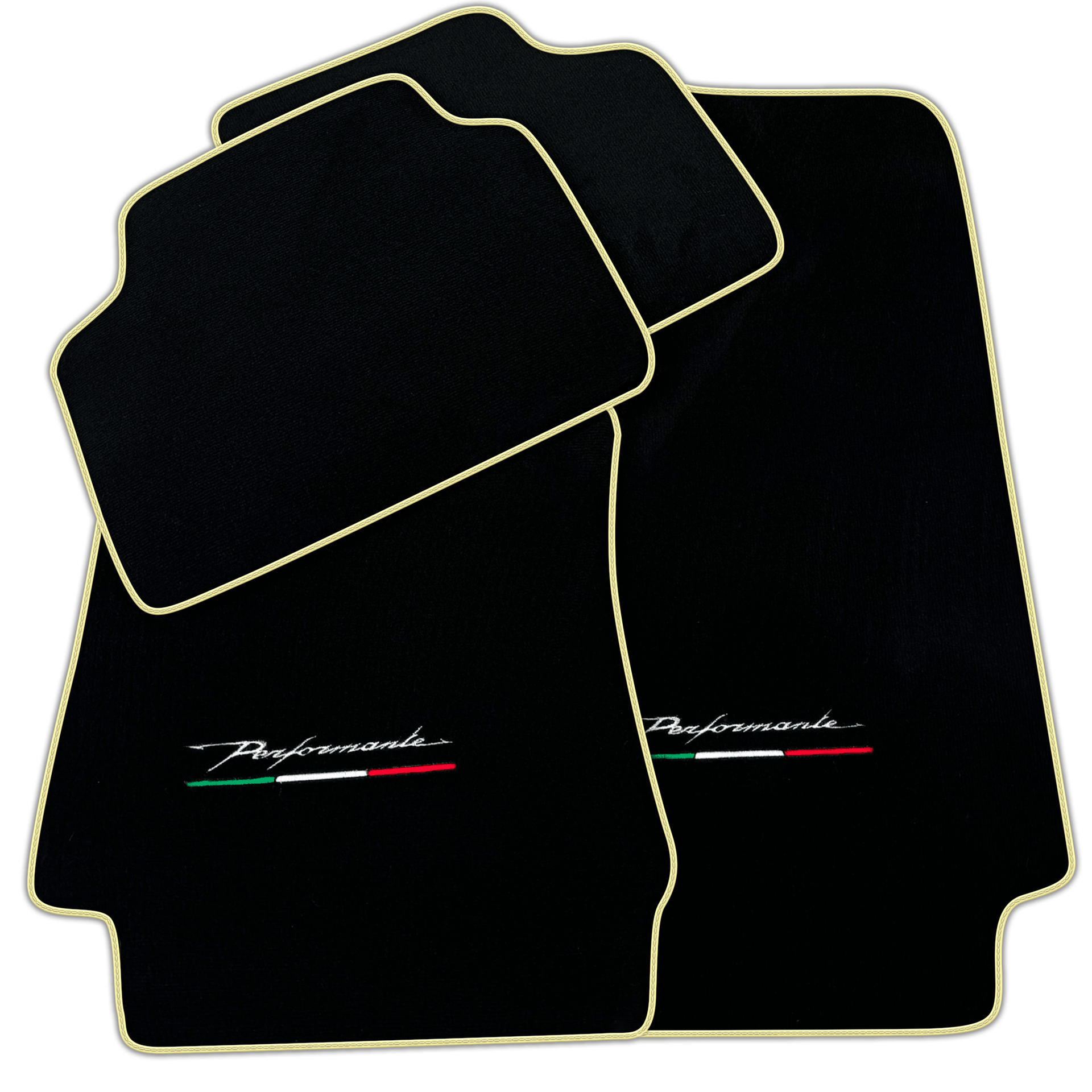 Black Floor Mats for Alfa Romeo Giulia Performante (1962-1978)