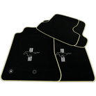 Black Floor Mats for Ford Mustang GT500 Shelby (2015-2021) with Pony | Various Trim Colors