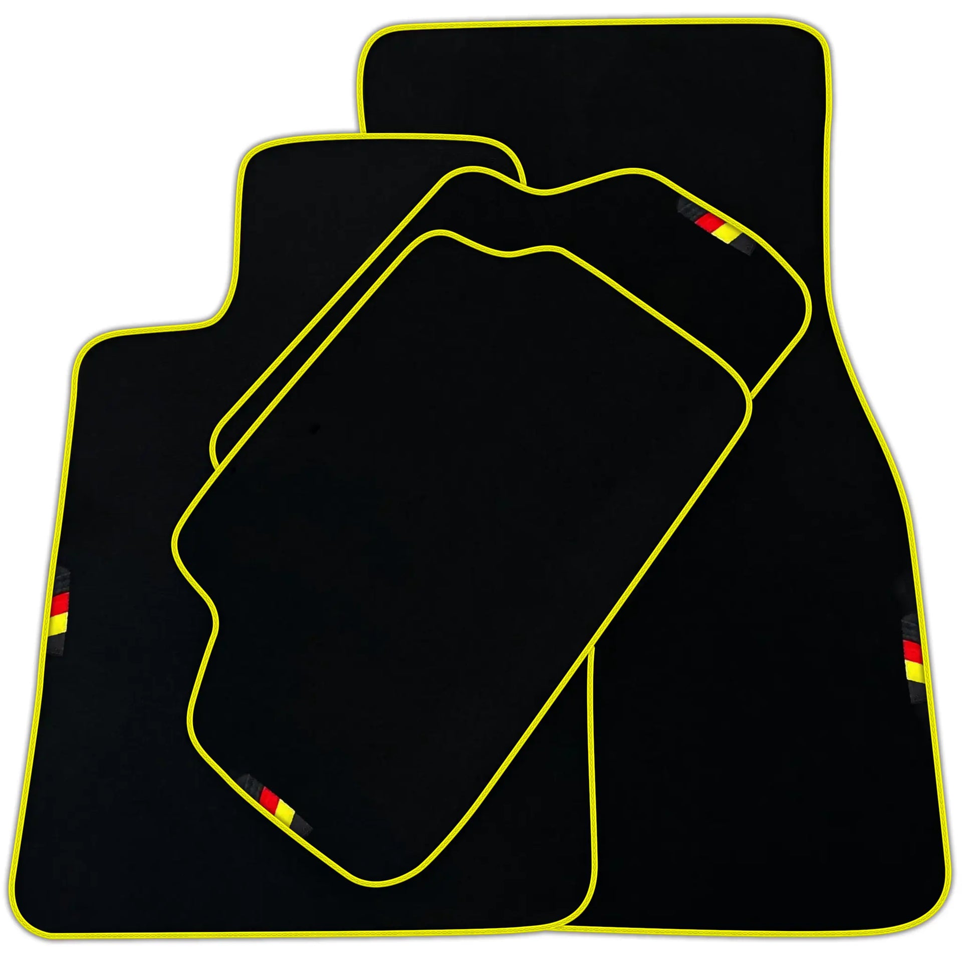 Black Floor Mats For BMW 6 Series E63 Germany Edition AutoWin Brand | Various Trim Colors