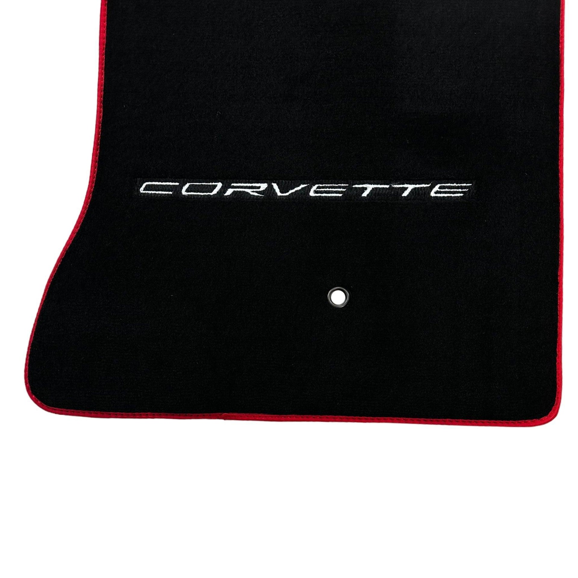 Black Floor Mats For Chevrolet Corvette C6 (2005-2013) - AutoWin