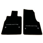 Black Floor Mats For Chevrolet Corvette C8 (2020-2024) - AutoWin