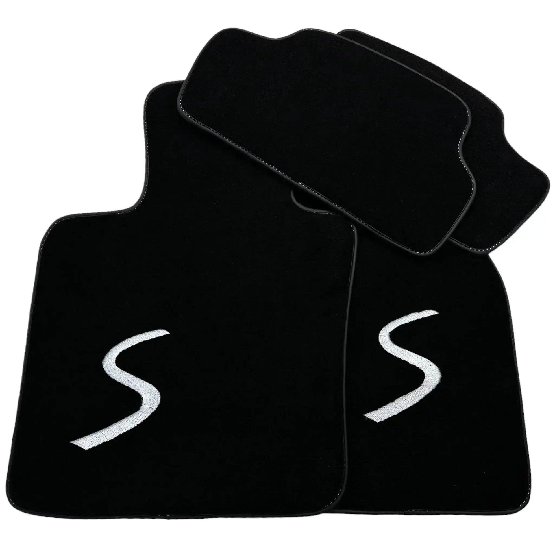 Black Floor Mats for Mini Cabrio R52 Convertible (2004-2009) - AutoWin