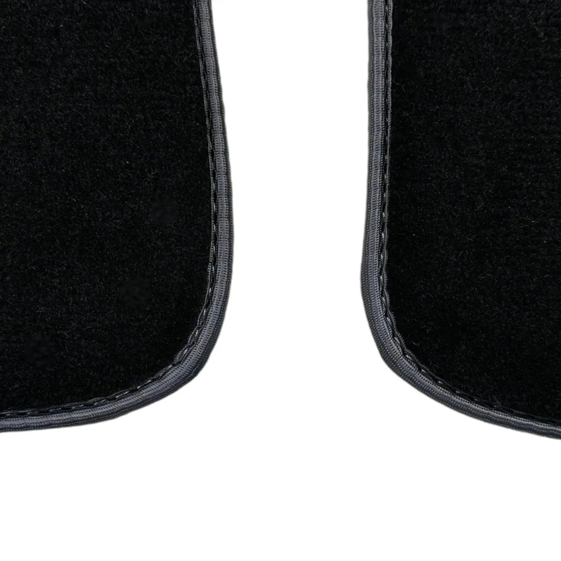 Black Floor Mats for Mini Cabrio R56 Convertible (2009-2016) with Gray Trim - AutoWin