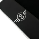 Black Floor Mats for Mini Clubman F54 (2019-2023) with Leather | White Trim - AutoWin