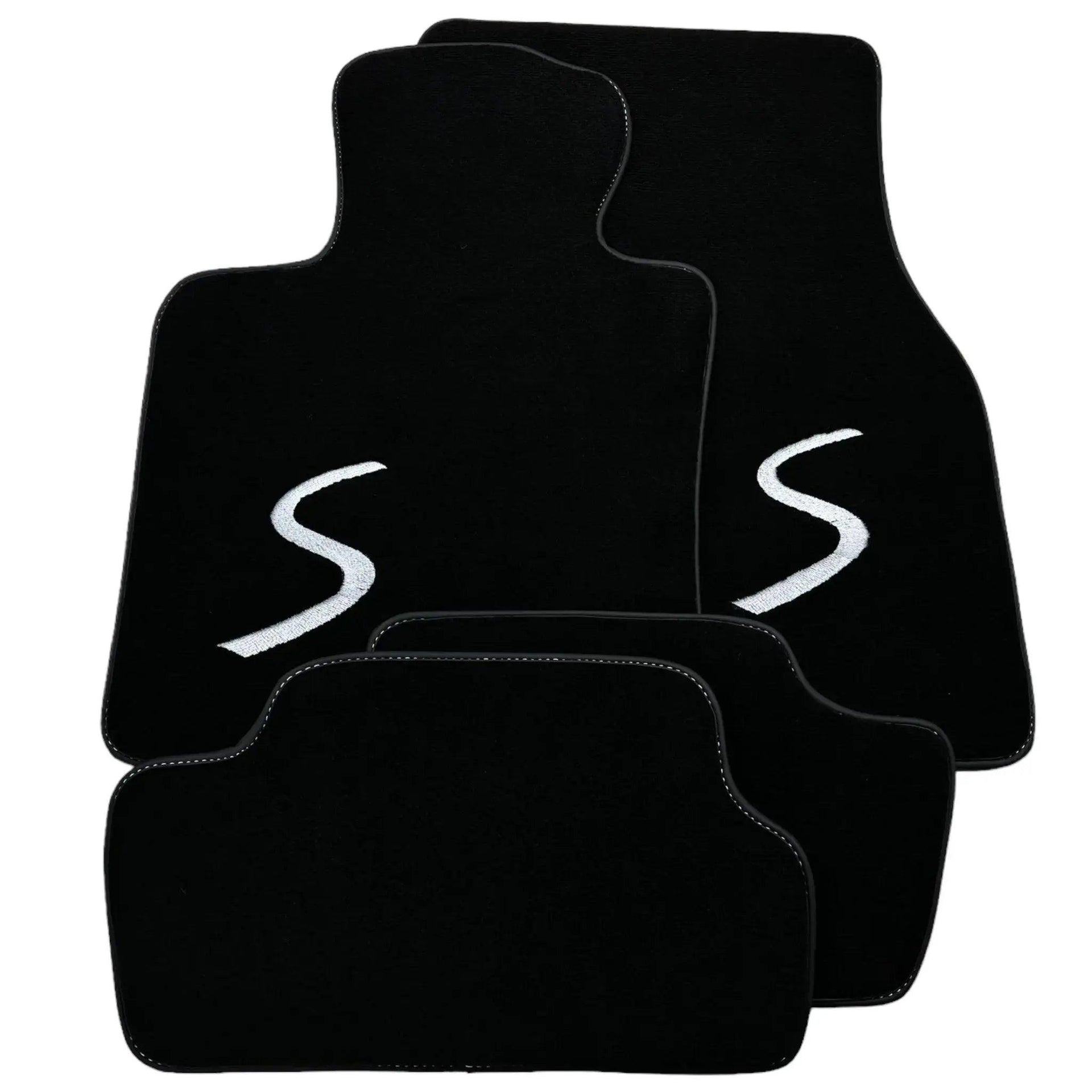 Black Floor Mats for Mini Clubman R55 (2007-2015) - AutoWin