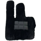 Black Sheepskin Floor Mats For Mercedes Benz B-Class T245 (2005-2011) | ER56 Design - AutoWin