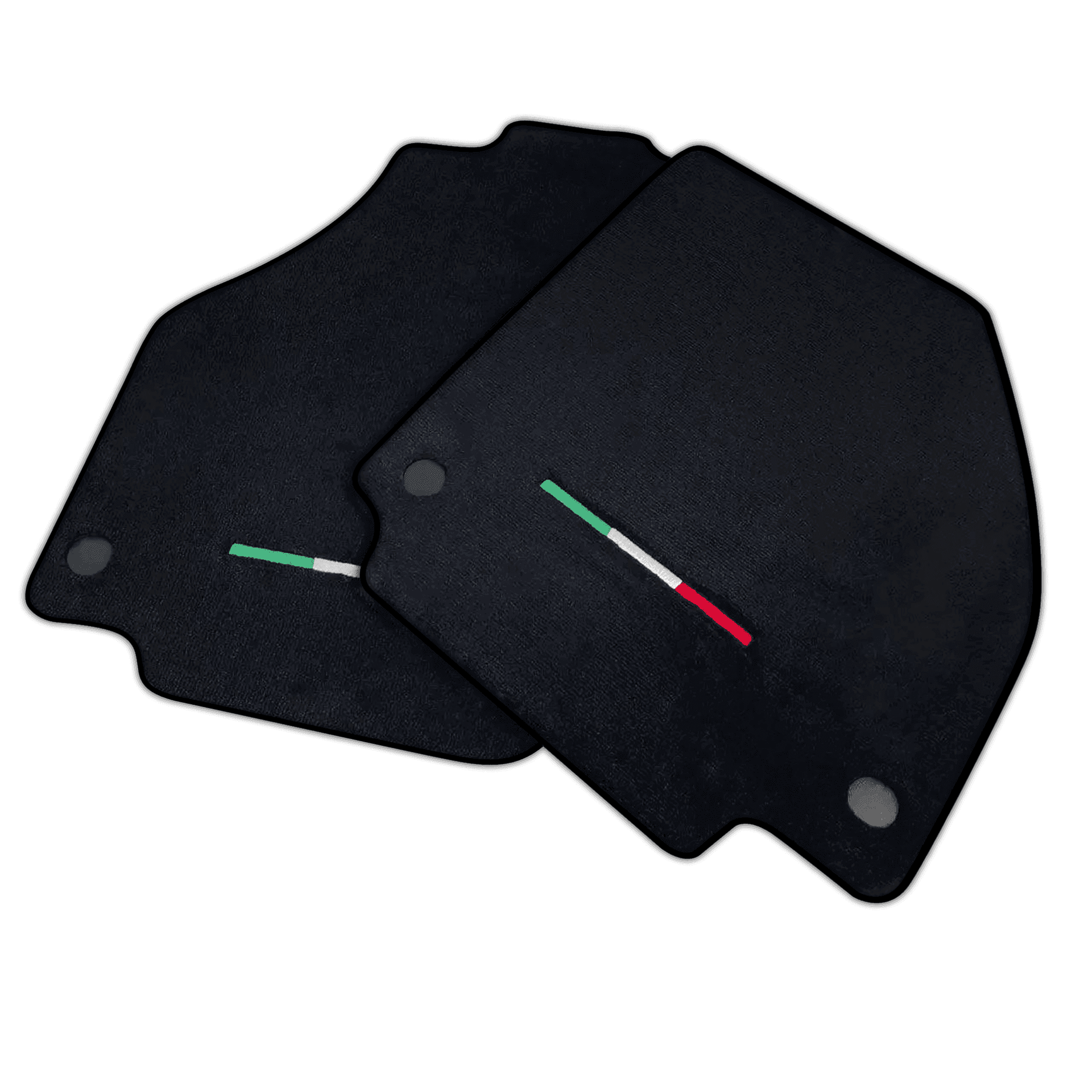 Black Floor Mats for Ferrari 488 Pista Spider (2019-2021) | Various Trim Colors