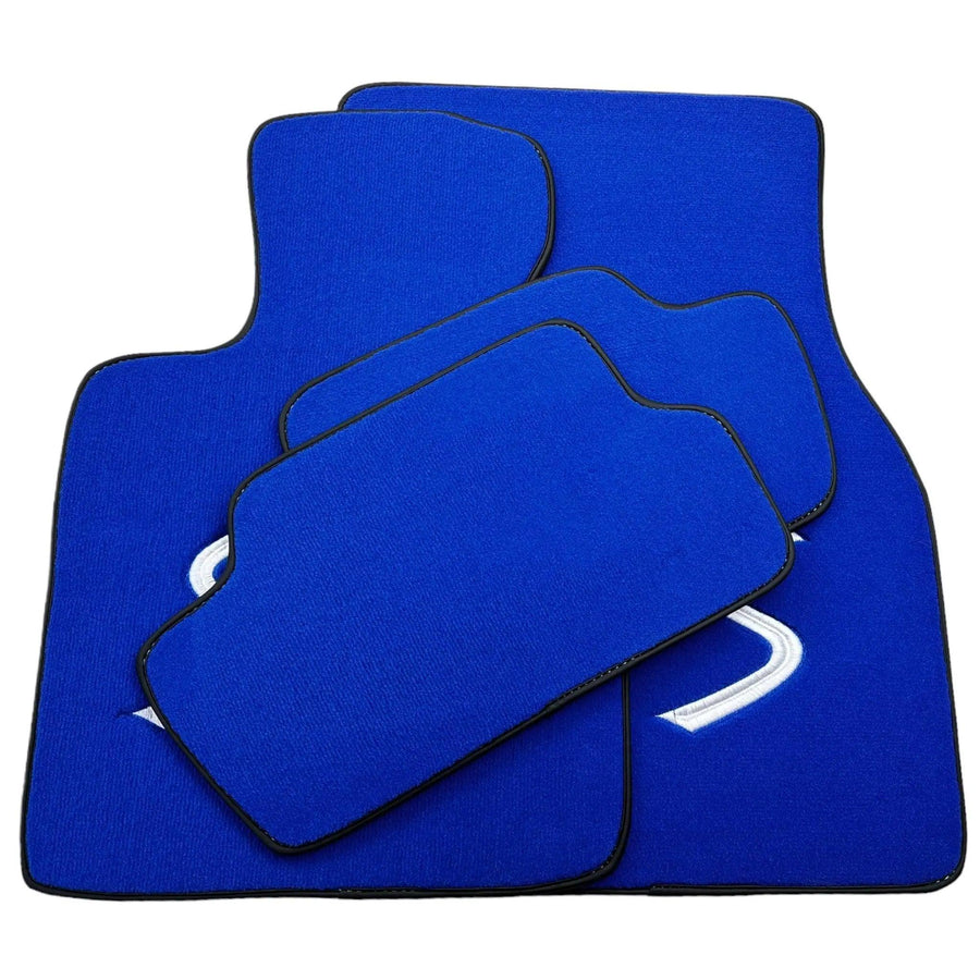 Blue Floor Mats for Mini Cabrio R52 Convertible (2004-2009) - AutoWin