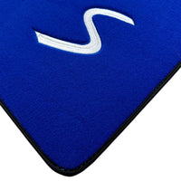 Blue Floor Mats for Mini Cabrio R52 Convertible (2004-2009) - AutoWin