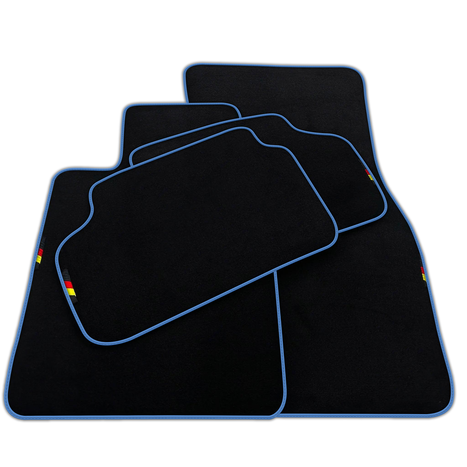 Black Floor Mats For BMW 3 Series G20 Germany Edition | Various Trim Colors