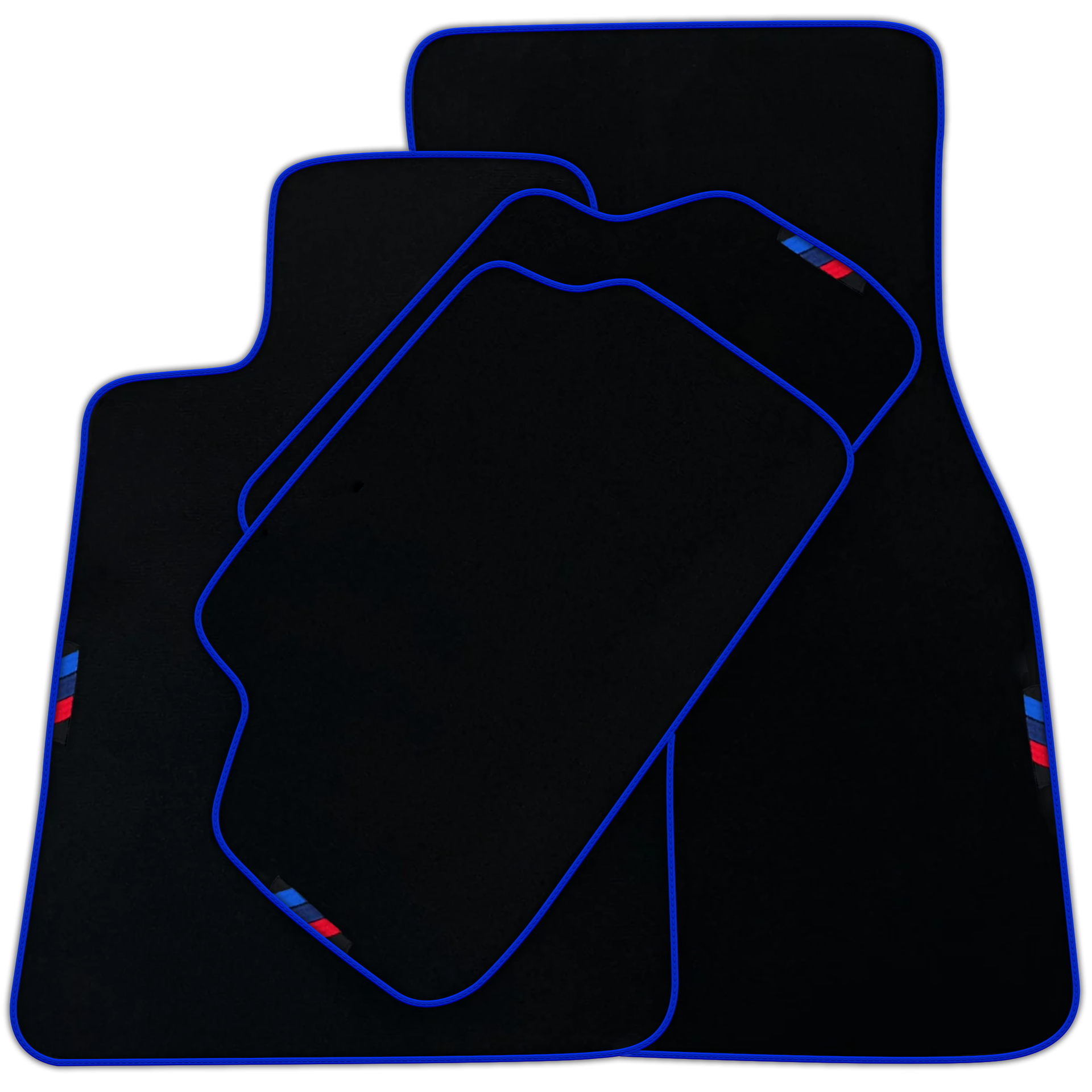 Black Mats For BMW 1 Series F70 | White Trim | Various Trim Colors