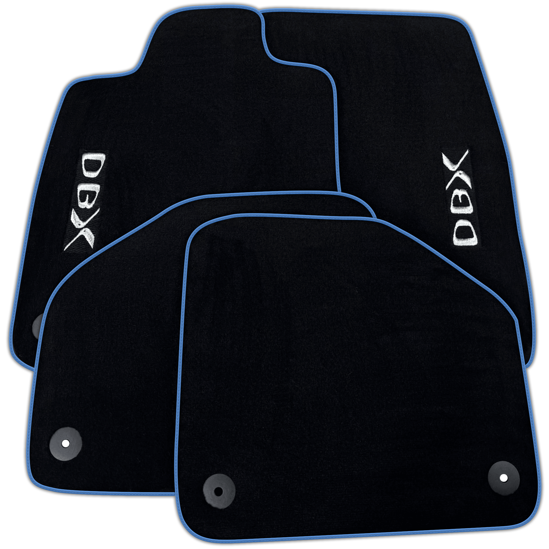 Black Floor Mats for Aston Martin DBX (2020–2023)